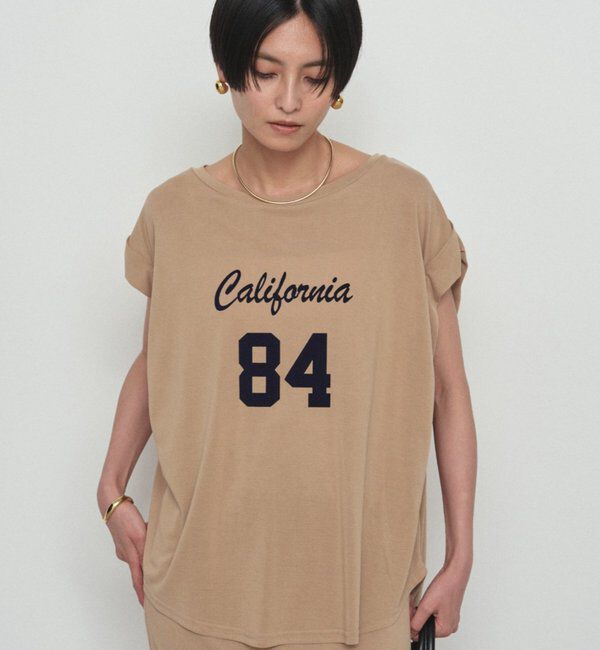  「ナンバリングフレンチT」|Tシャツ・カットソー|ベージュ