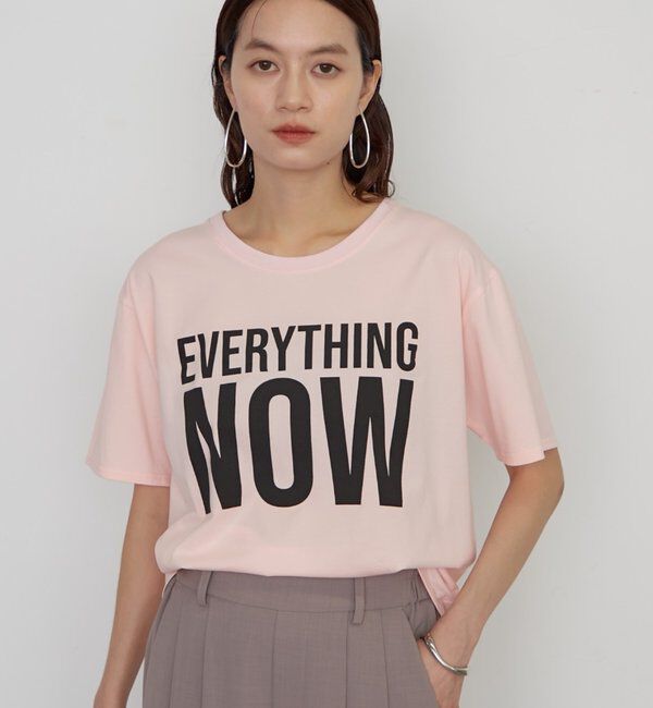  「NOWロゴT」|Tシャツ・カットソー|ピンク