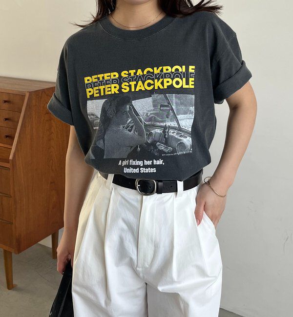  「〈GOOD ROCK SPEED〉PETER PHOTO Tシャツ」|Tシャツ・カットソー|ブラック