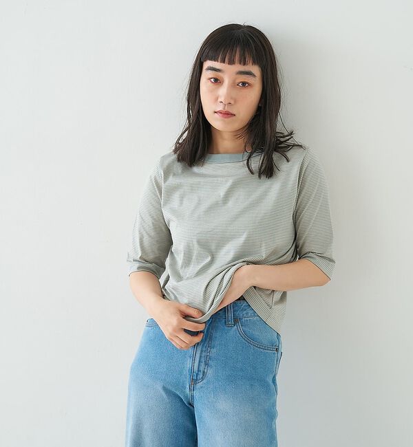 collex「ベーシックコットンTシャツ 2」|Tシャツ・カットソー|グリーン系その他1