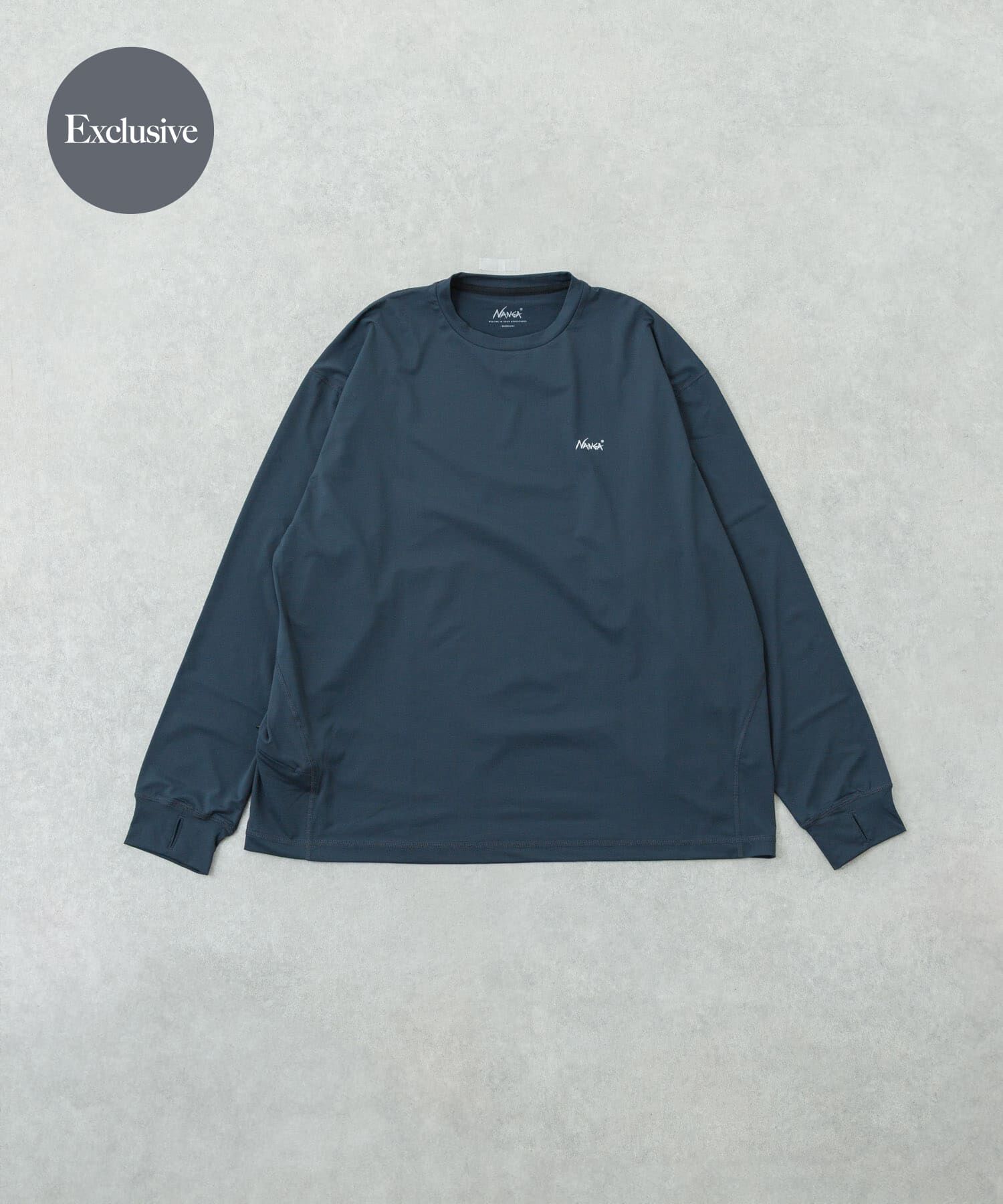URBAN RESEARCH「『別注』NANGA&times;URBAN RESEARCH RASH GUARD LONG-SLEEVE」|Tシャツ・カットソー|チャコールグレー