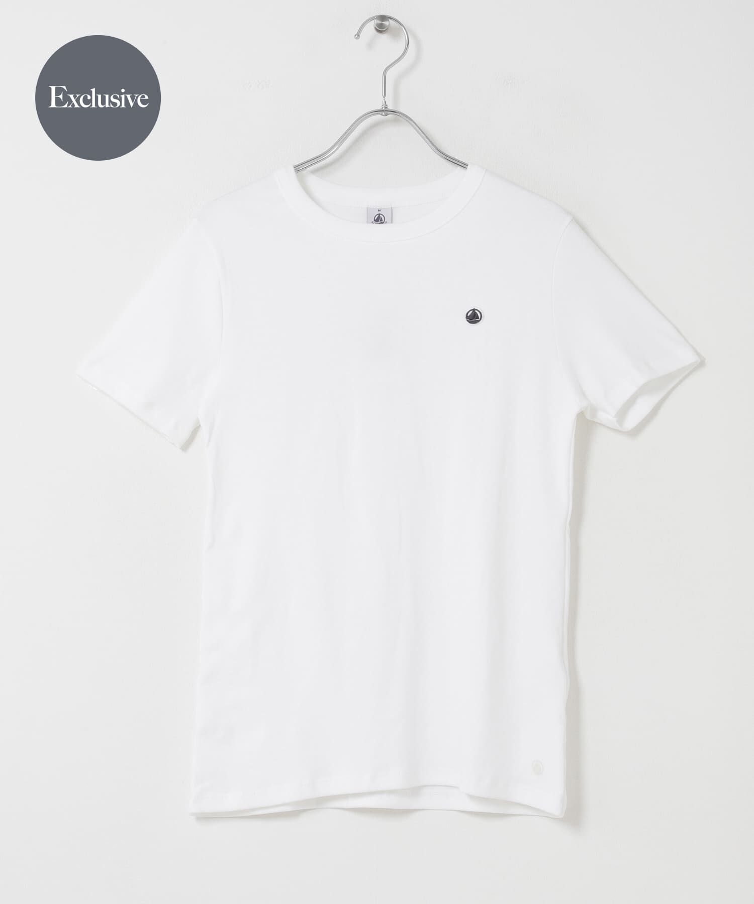 URBAN RESEARCH DOORS「『別注』PETIT BATEAU&times;DOORS　EMBROIDERYT-SHIRTS」|Tシャツ・カットソー|ホワイト