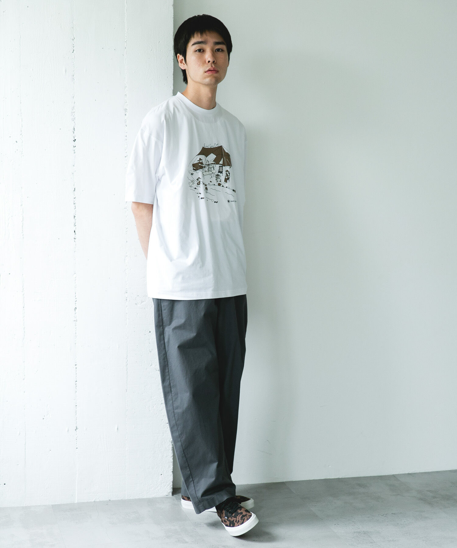 URBAN RESEARCH DOORS「『別注』Snow Peak Apparel&times;DOORS　WA/AC FAMILY CAMP T-SHIRTS」|Tシャツ・カットソー|