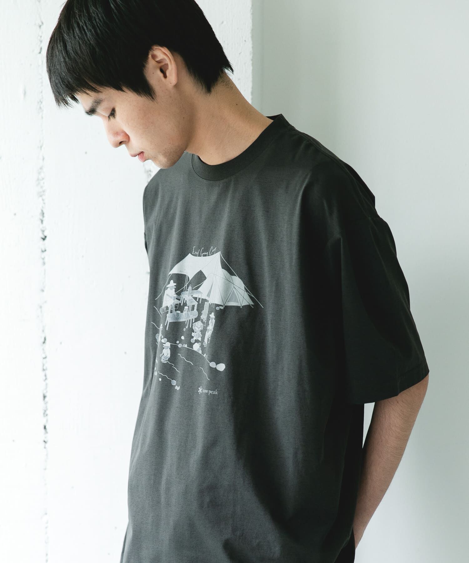 URBAN RESEARCH DOORS「『別注』Snow Peak Apparel&times;DOORS　WA/AC FAMILY CAMP T-SHIRTS」|Tシャツ・カットソー|