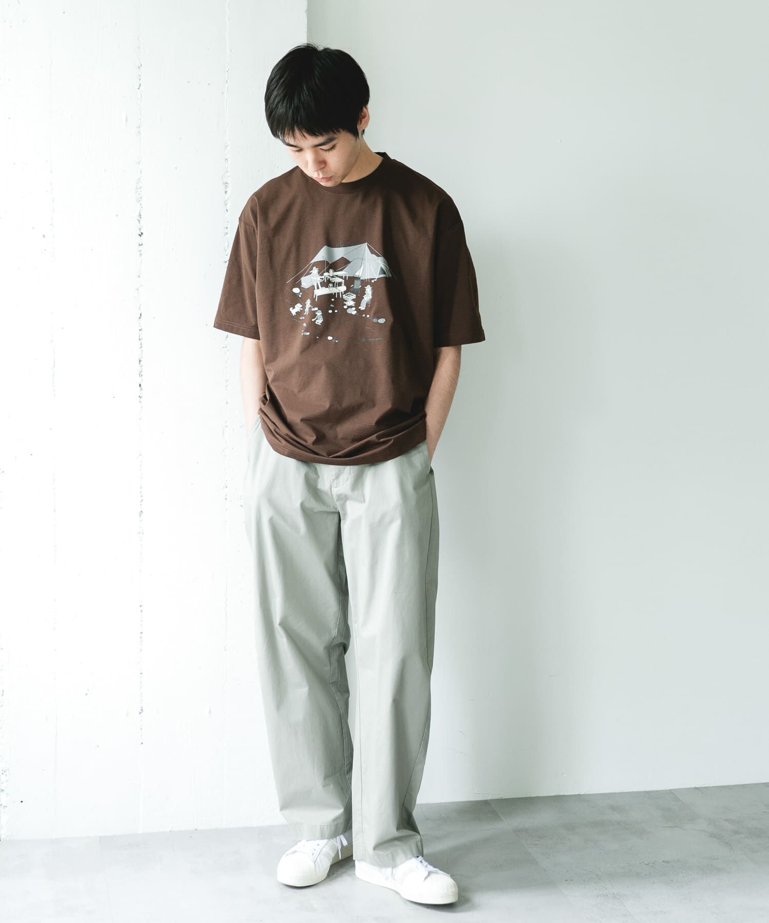 URBAN RESEARCH DOORS「『別注』Snow Peak Apparel&times;DOORS　WA/AC FAMILY CAMP T-SHIRTS」|Tシャツ・カットソー|
