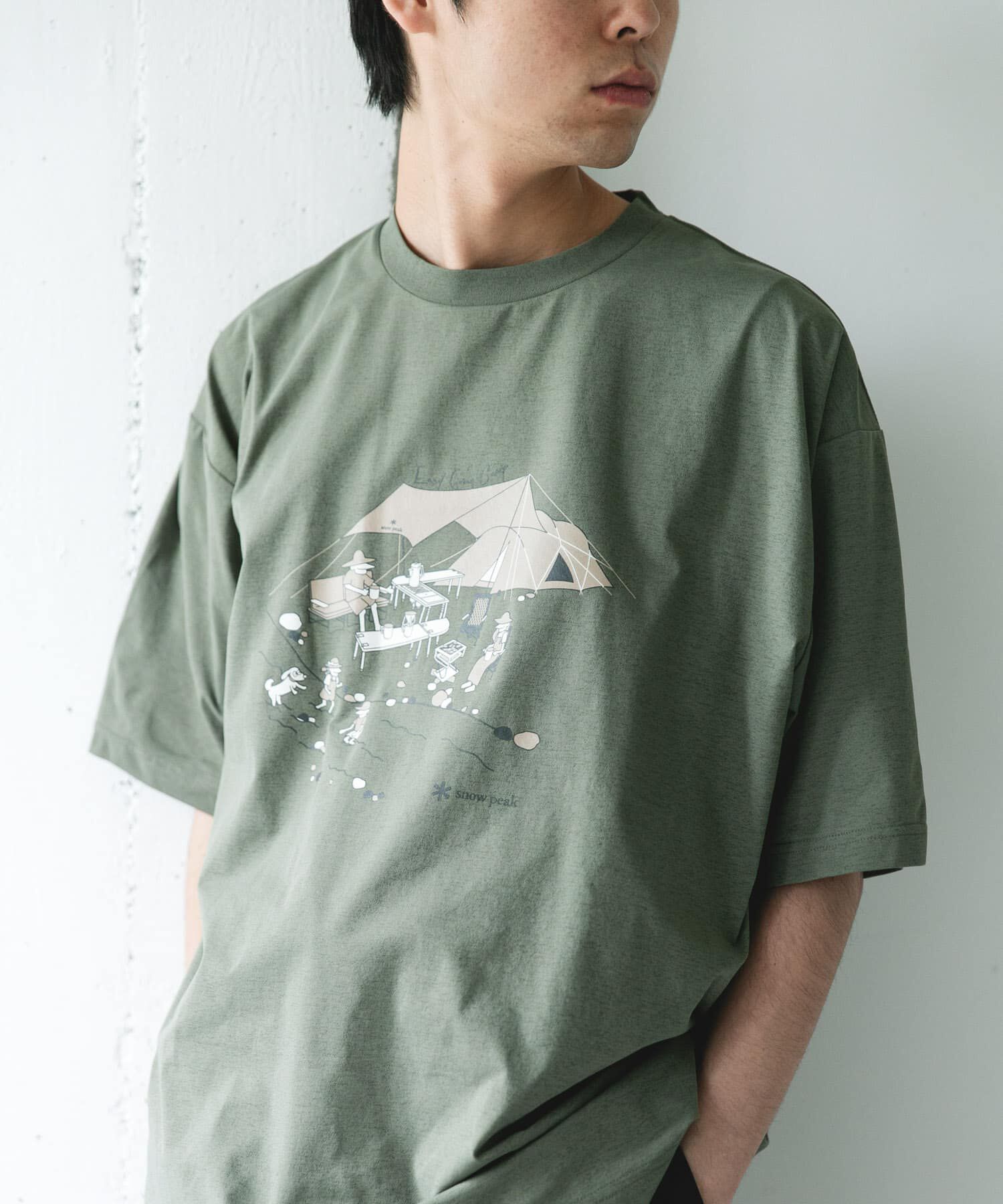 URBAN RESEARCH DOORS「『別注』Snow Peak Apparel&times;DOORS　WA/AC FAMILY CAMP T-SHIRTS」|Tシャツ・カットソー|