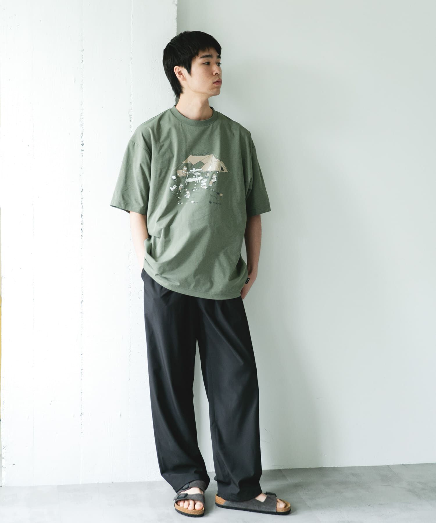 URBAN RESEARCH DOORS「『別注』Snow Peak Apparel&times;DOORS　WA/AC FAMILY CAMP T-SHIRTS」|Tシャツ・カットソー|