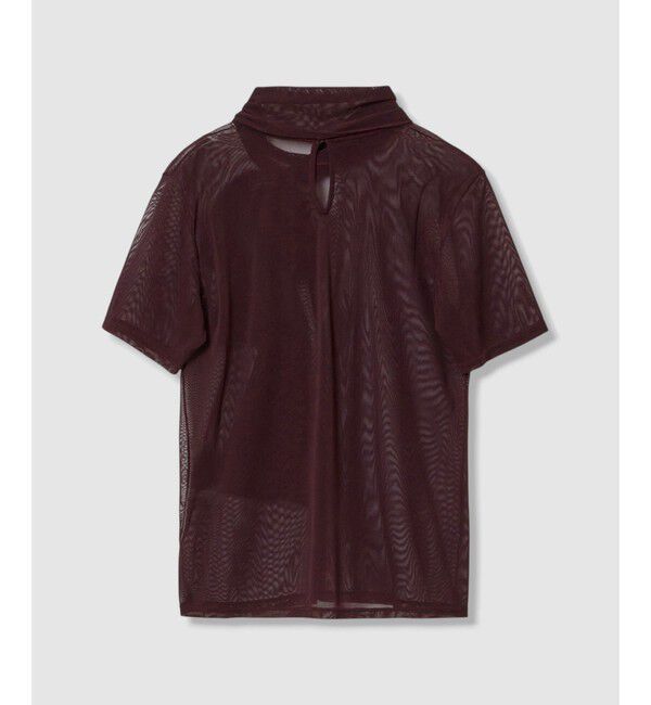 LOULOU WILLOUGHBY「【LOULOU WILLOUGHBY】ボウタイツキチュールトップス」|Tシャツ・カットソー|