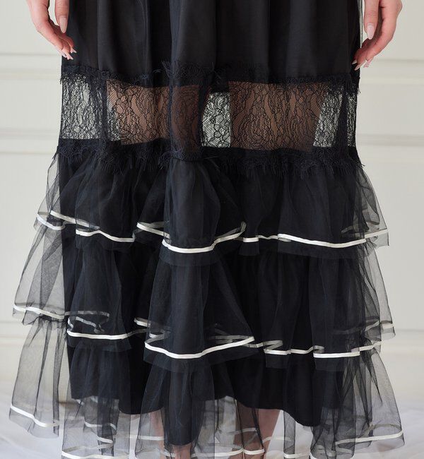  「【Tulle Collection】チュールロングスカート」|スカート|