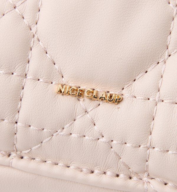  「配色リボンチャーム付きキルティングスマホショルダー」|ショルダー・メッセンジャー|