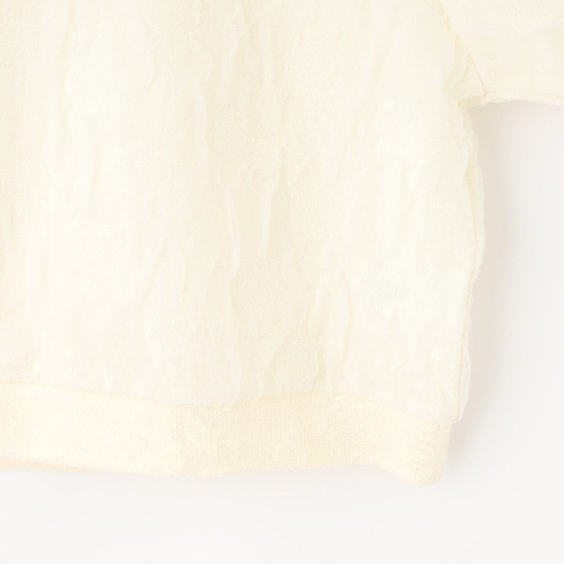 SHOO･LA･RUE「【130-150cm】シアーの凹凸感が大人っぽい デザイントップス」|Tシャツ・カットソー|