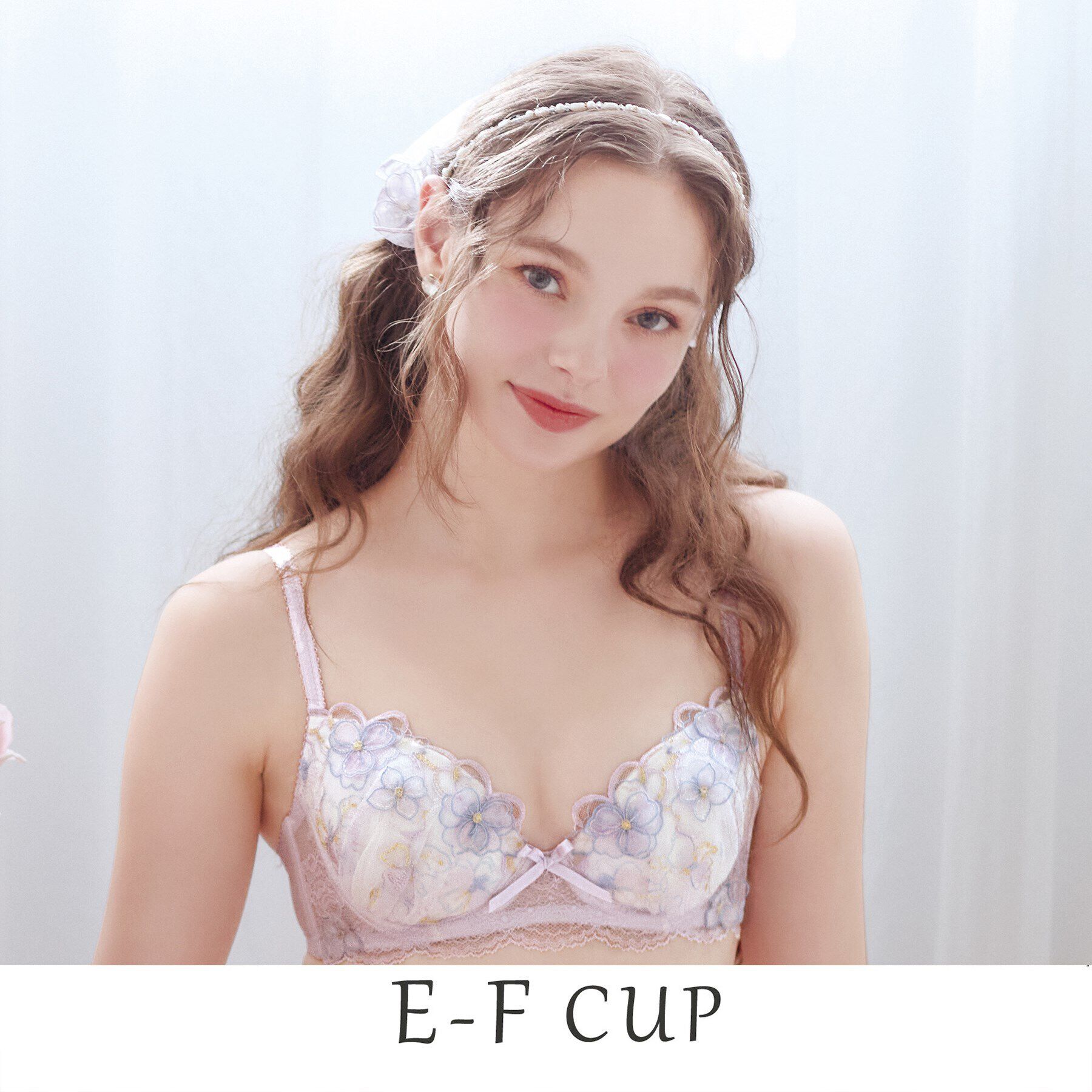 Risa Magli「マティア ブラジャー（E-F）＜スウィートリッチ＞」|インナー|ラベンダー(080)