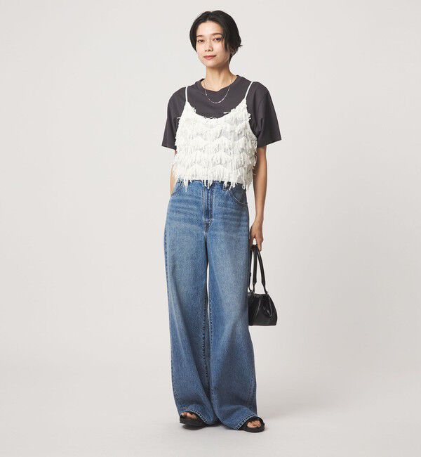 UNITED ARROWS green label relaxing「ファンシー ニット キャミソール」|キャミソール|
