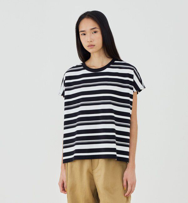 GALERIE VIE「ファインコットン ワイドプルオーバー」|Tシャツ・カットソー|