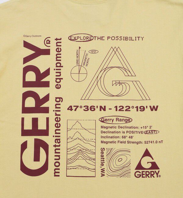 GLOSTER「【GERRY/ジェリー】7.5oz Heavy Jersey S/S Graphic Tee」|Tシャツ・カットソー|