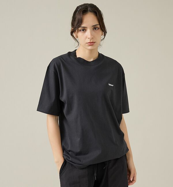 ABAHOUSE「【Barbour/バブアー】 DALTON LOGO OS T-SHIRT/ダル」|Tシャツ・カットソー|ブラック