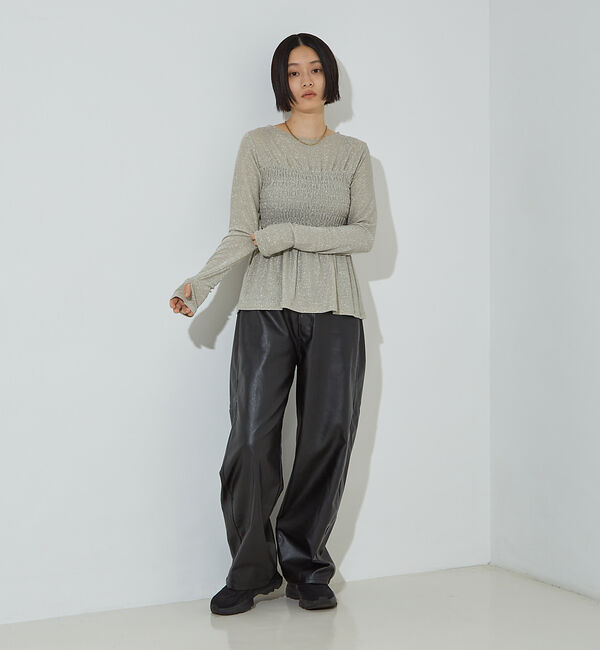 NOMINE「スパーク ビスチェ ロンT」|Tシャツ・カットソー|