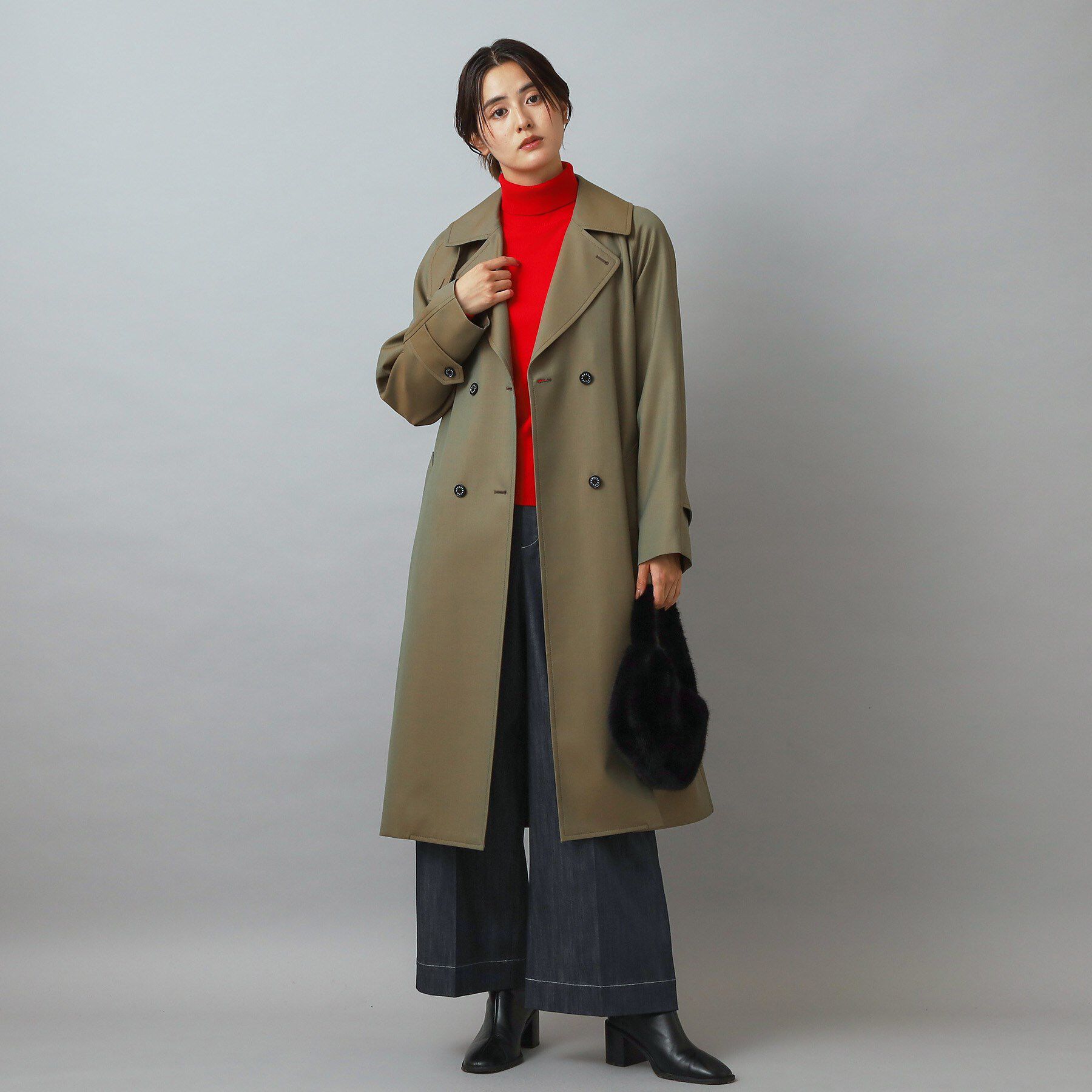DRESSTERIOR「ウールギャバアルスターコート」|チェスターコート|