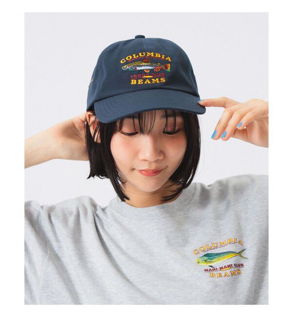 BEAMSBOY「【別注】Columbia / キャンバス キャップ」|キャップ・キャスケット|NAVY