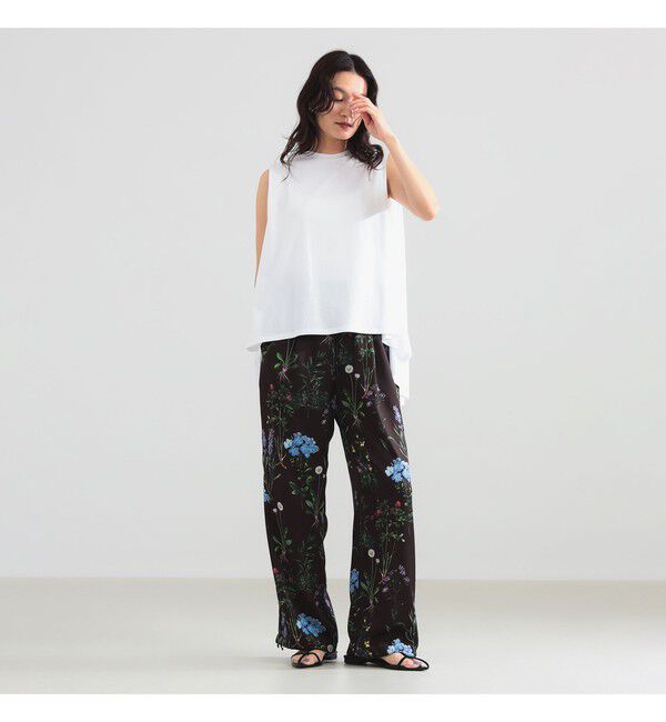 Demi-Luxe BEAMS 「コットン バックフレア ノースリーブ プルオーバー」|Tシャツ・カットソー|