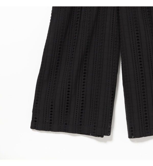 Demi-Luxe BEAMS 「ne Quittez pas / ストライプ カットワーク オールインワン」|オールインワン|