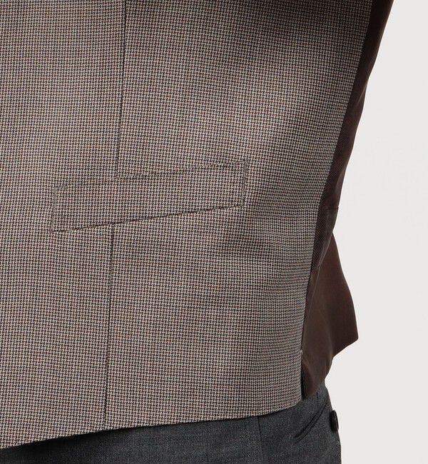 TOMORROWLAND MENS「ウール マイクロハウンドトゥース 5Bベスト Dormeuil Amadeus365」|ベスト・ジレ|