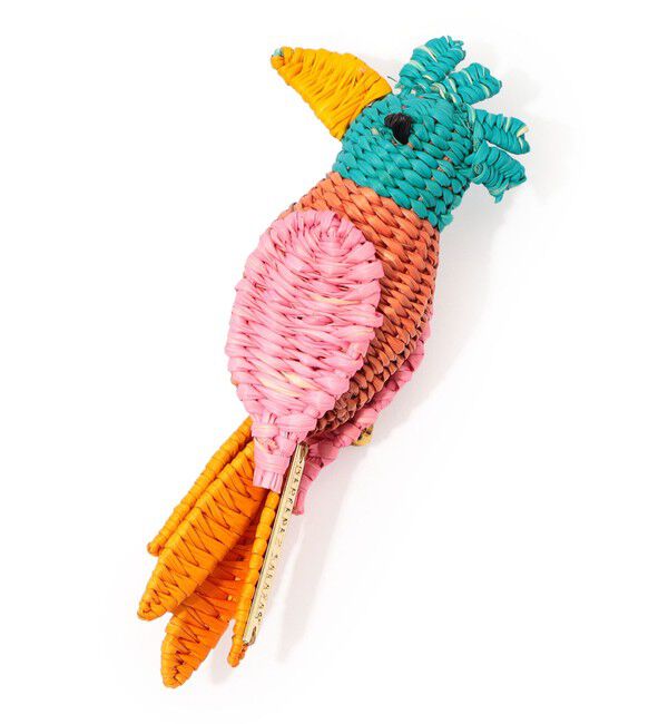 TOMORROWLAND GOODS「MERCEDES SALAZAR Sunset Feather ブローチピン」|ブローチ・コサージュ|26 オレンジ系