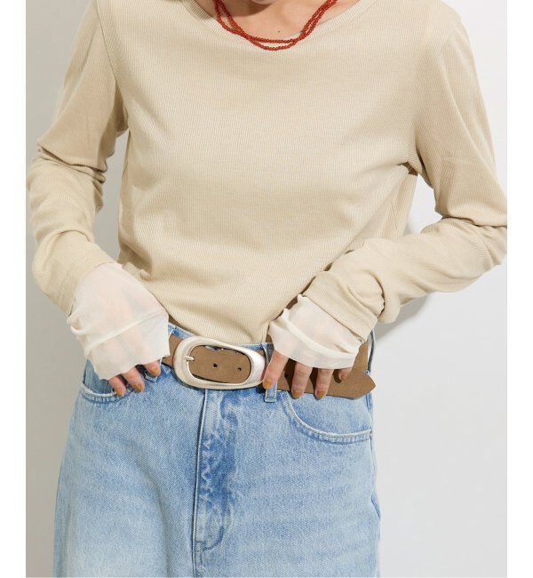 JOURNAL STANDARD relume「《追加/2枚セット》3WAYチュールレイヤード T」|Tシャツ・カットソー|