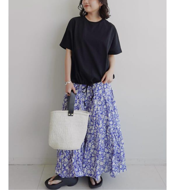 JOURNAL STANDARD relume「《一部WEB限定追加予約2》フレンチスリーブボーダーTシャツ」|Tシャツ・カットソー|