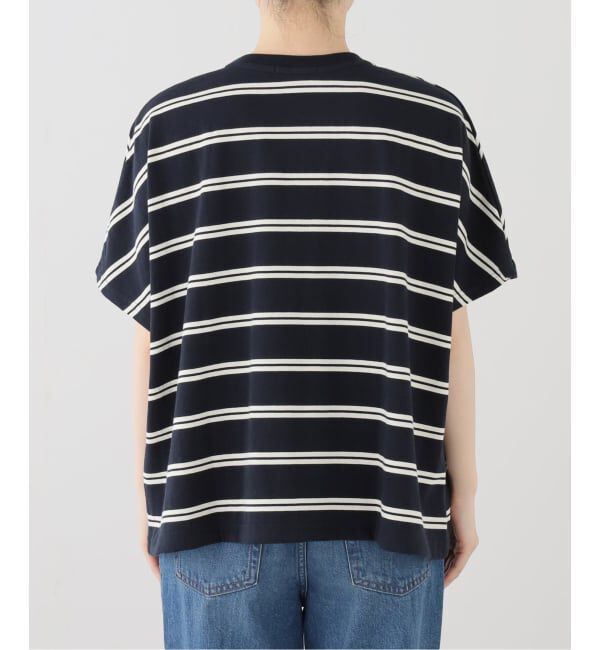 JOURNAL STANDARD relume「《一部WEB限定追加予約2》フレンチスリーブボーダーTシャツ」|Tシャツ・カットソー|