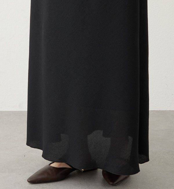  「【軽やかに揺れる落ち感が魅力/総ゴム/裏地あり】メッシュバイアススカート」|スカート|