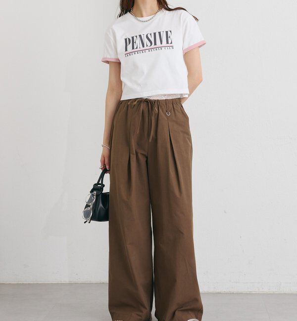  「配色ロゴチビT」|Tシャツ・カットソー|