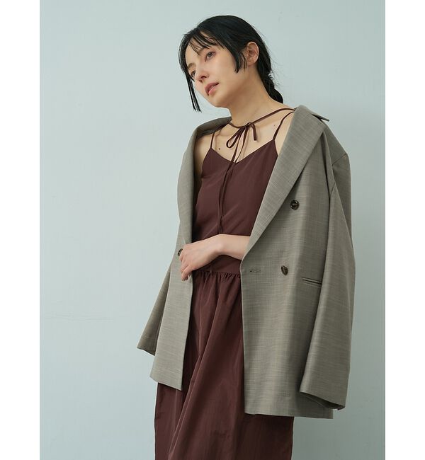 abahouse mavie「【ベッキーコラボ】2WAYリボン キャミソールワンピース【予約】」|ワンピース|