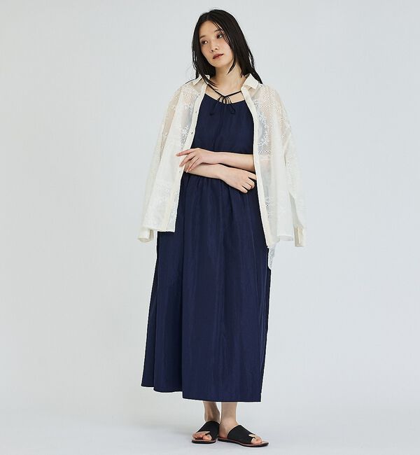 abahouse mavie「【ベッキーコラボ】2WAYリボン キャミソールワンピース【予約】」|ワンピース|