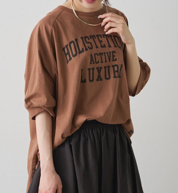  「USAコットンカレッジロゴTシャツ」|Tシャツ・カットソー|