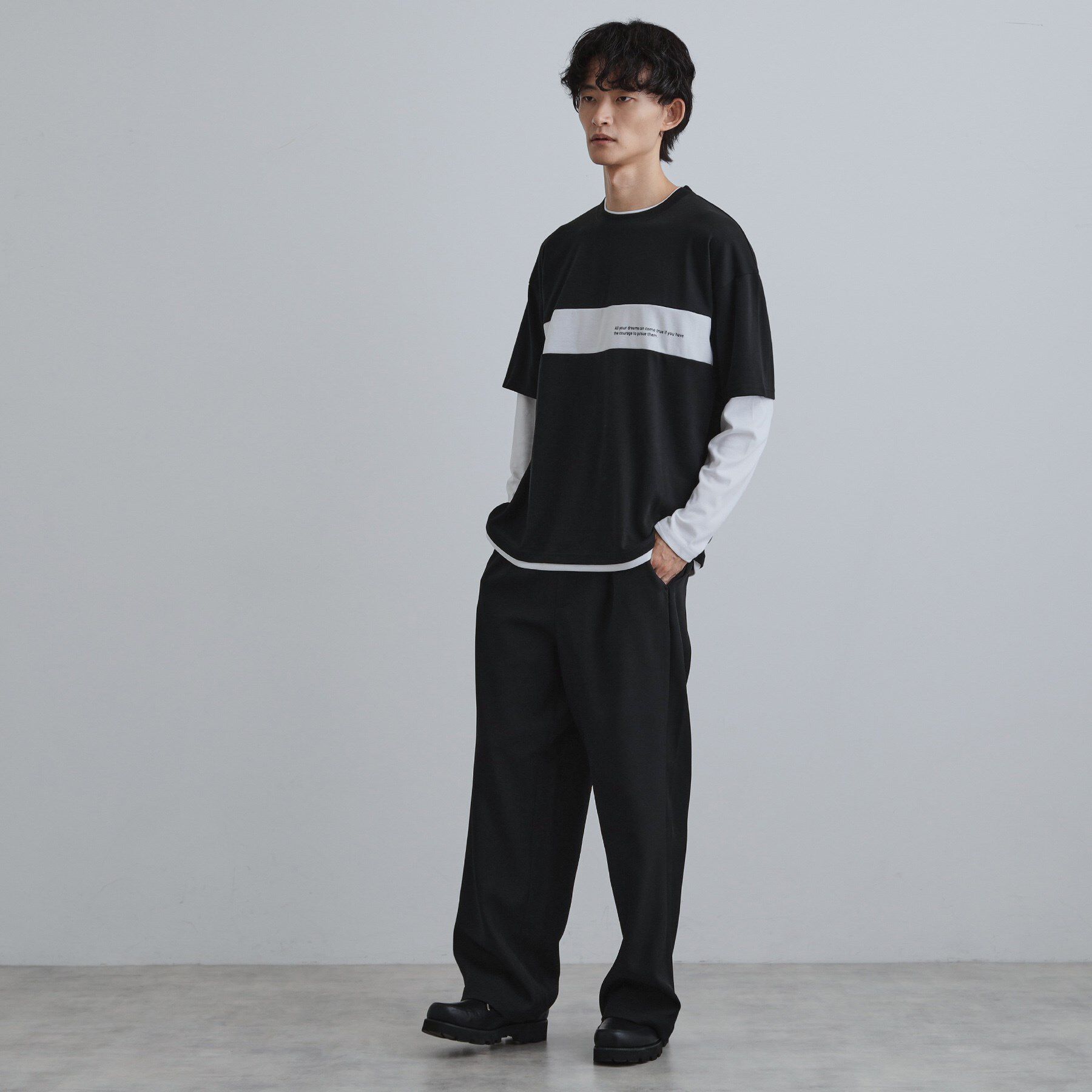 tk.TAKEO KIKUCHI「フェイクレイヤードカットソー」|Tシャツ・カットソー|