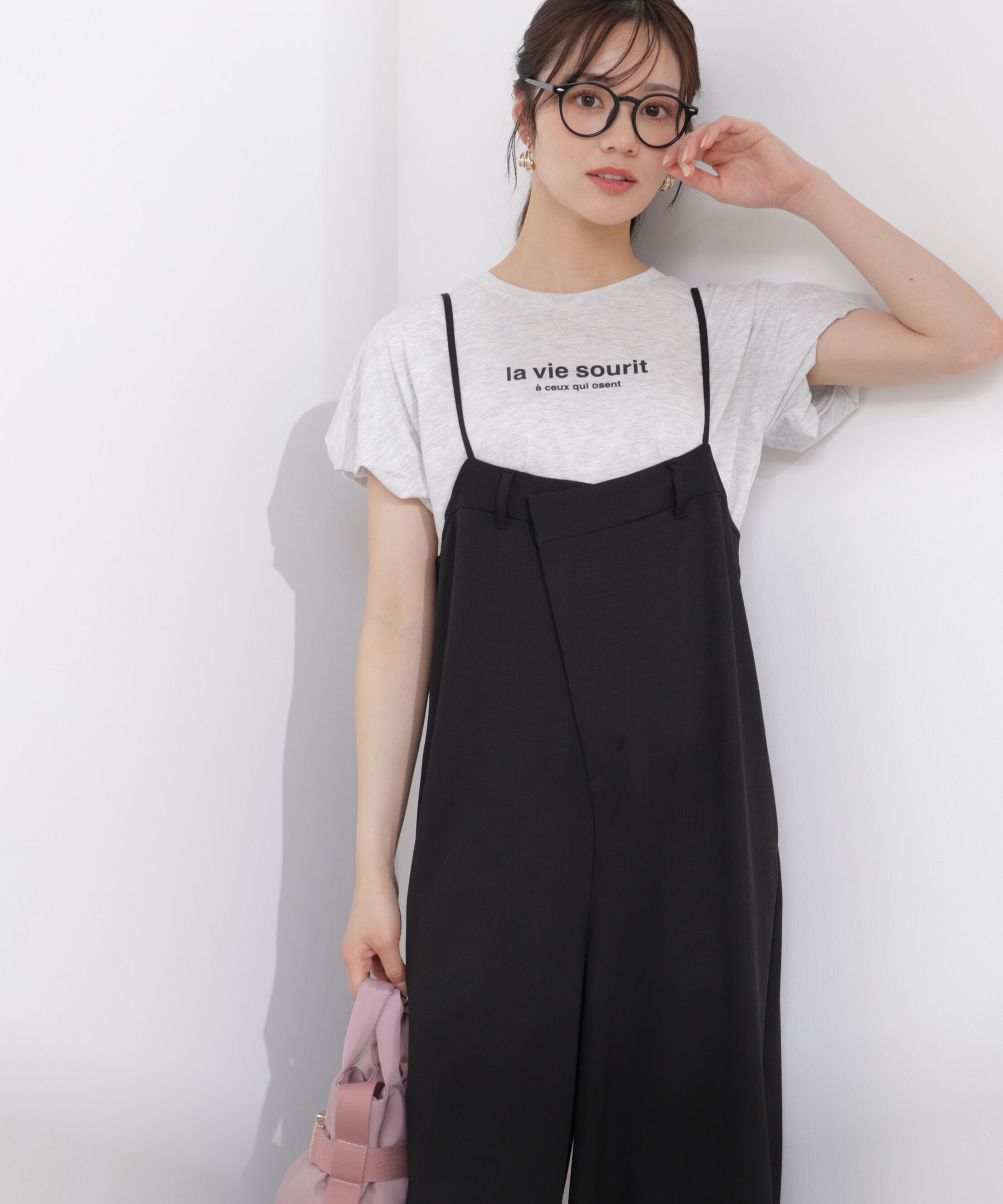 PROPORTION BODY DRESSING「パフスリーブロゴTシャツ 26SS」|Tシャツ・カットソー|