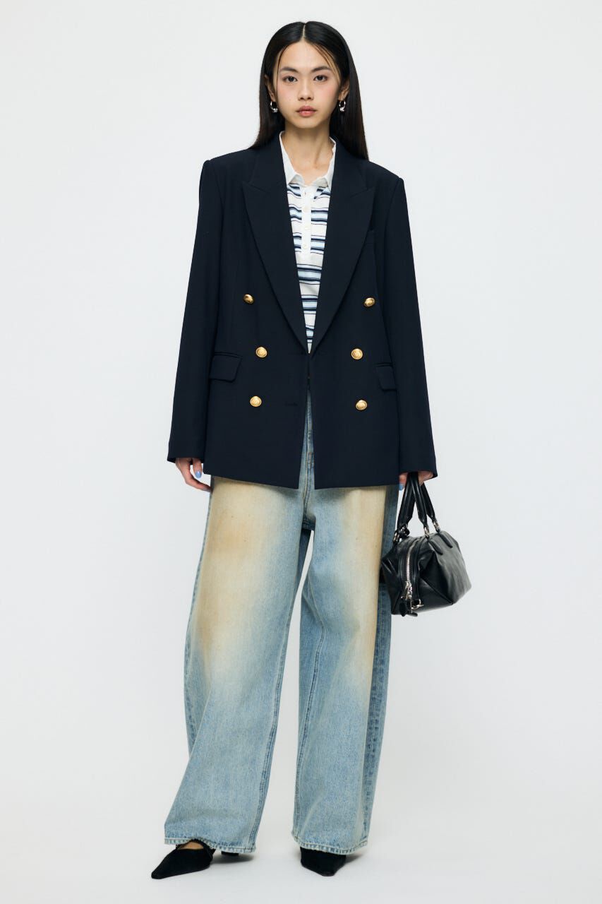 MOUSSY「BORDER POLO KNIT TEE」|ニット・セーター|