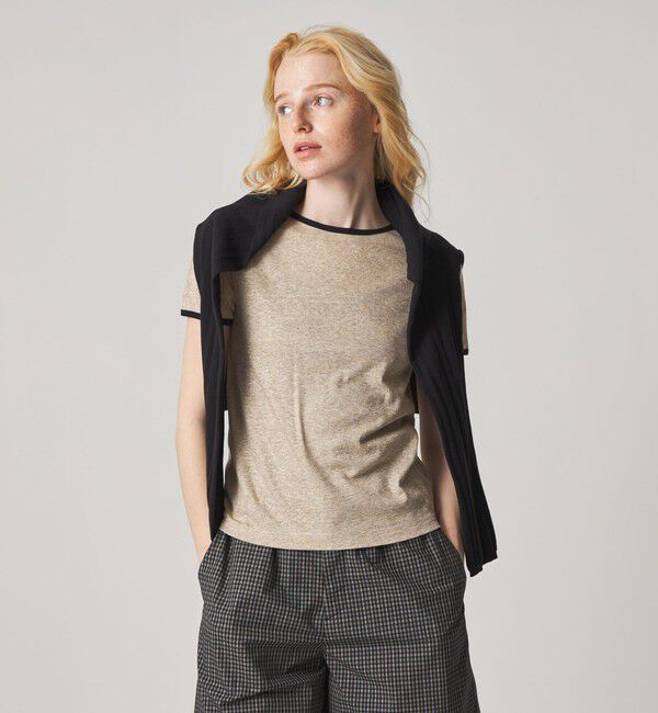 STEVEN ALAN「＜Steven Alan＞リンガー Tシャツ」|Tシャツ・カットソー|BEIGE