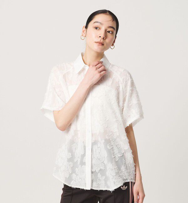 BEAUTY&YOUTH UNITED ARROWS「【別注】＜GHOSPELL＞フリンジ ショートスリーブ シャツ」|シャツ・ブラウス|