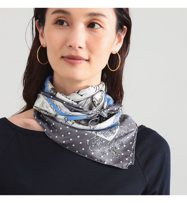 Demi-Luxe BEAMS 「manipuri / アールレヴリ スカーフ」|バンダナ・スカーフ|