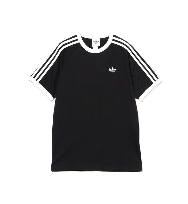 BEAMS「BEAMS｜adidas / スリーストライプ Tシャツ｜スリーストライプス｜レギュラーフィット｜コットン100％｜」|Tシャツ・カットソー|