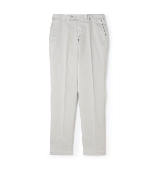 TOMORROWLAND MENS「ストレッチチノ イージースラックス SONDRIO」|スラックス|15 ライトグレー