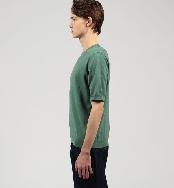TOMORROWLAND MENS「TOMORROWLAND tricot シルクコットン クルーネックプルオーバーニット SESIA」|ニット・セーター|