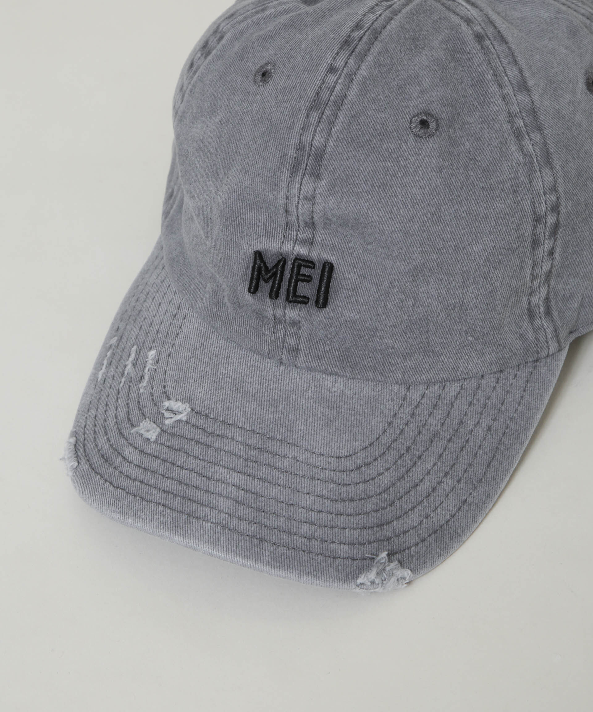 nano･universe「MEI/MEI PIGMENTWASH & DAMAGE CAP」|キャップ・キャスケット|