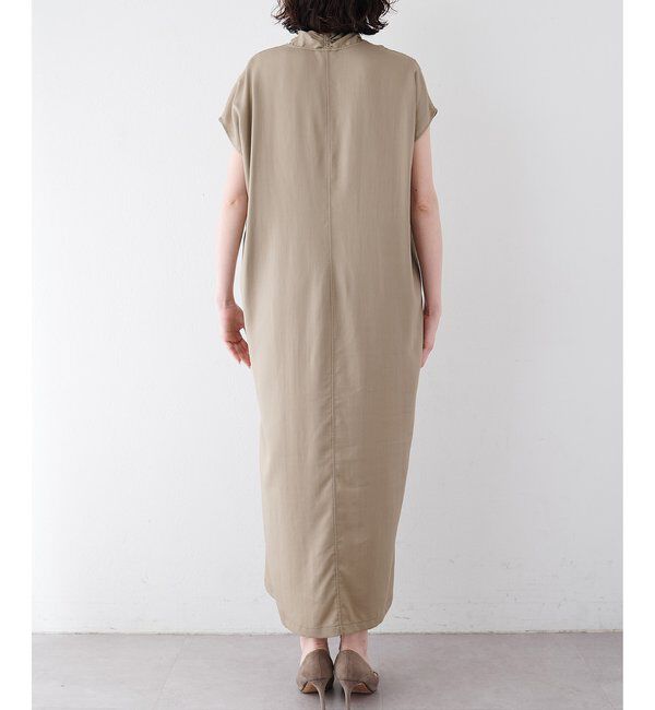  「【Drawing Numbers】リヨセルツイルフレンチスリットワンピース」|ワンピース|