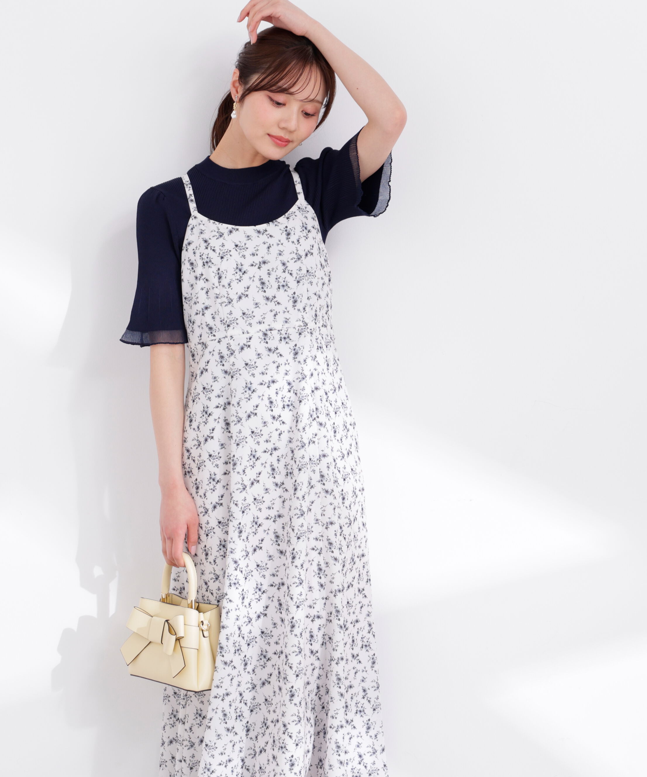 PROPORTION BODY DRESSING「花柄キャミワンピース 26SS」|ワンピース|