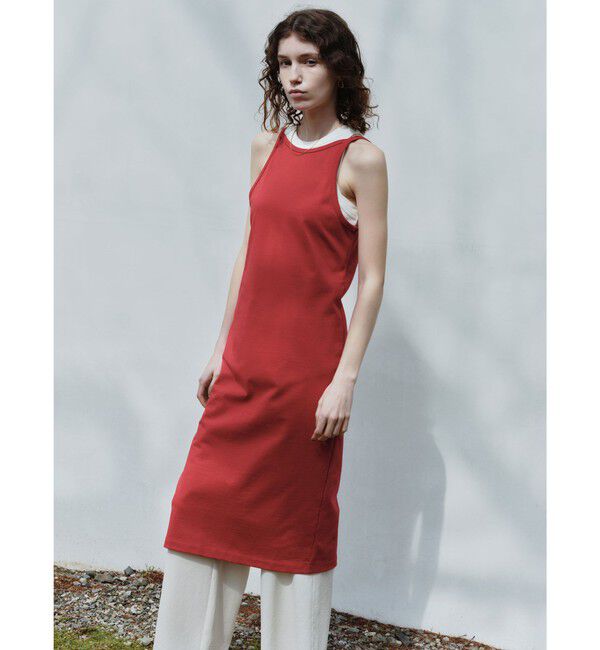 UNITED ARROWS green label relaxing「【別注】＜Plus by ONIT＞キャミソール ワンピース」|ワンピース|RED