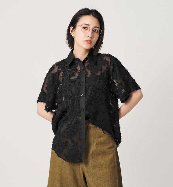BEAUTY&YOUTH UNITED ARROWS「【別注】＜GHOSPELL＞フリンジ ショートスリーブ シャツ」|シャツ・ブラウス|