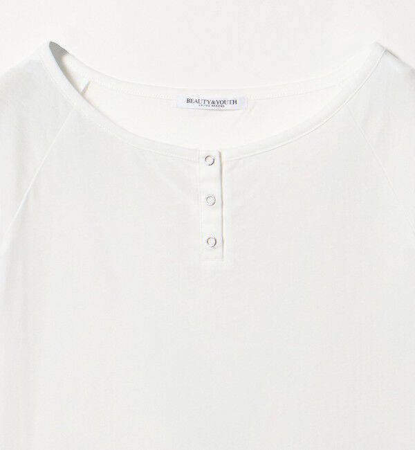 BEAUTY&YOUTH UNITED ARROWS「ポリエステルコットン ヘンリーネックTシャツ」|Tシャツ・カットソー|
